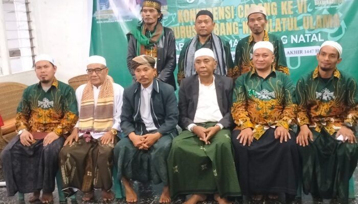 KH Mustafa Bakri Nasution Kembali Terpilih Menjadi Ketua PC NU Madina