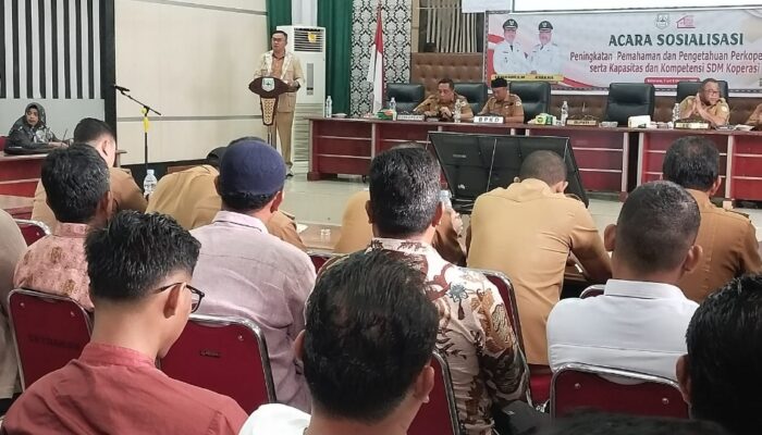 Bupati Agara Buka Sosialisasi Soal Pemahaman Koperasi Merah Putih Syariah