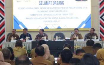Bupati Tapsel Buka BMP Pasar Modal Dan BIK 2025