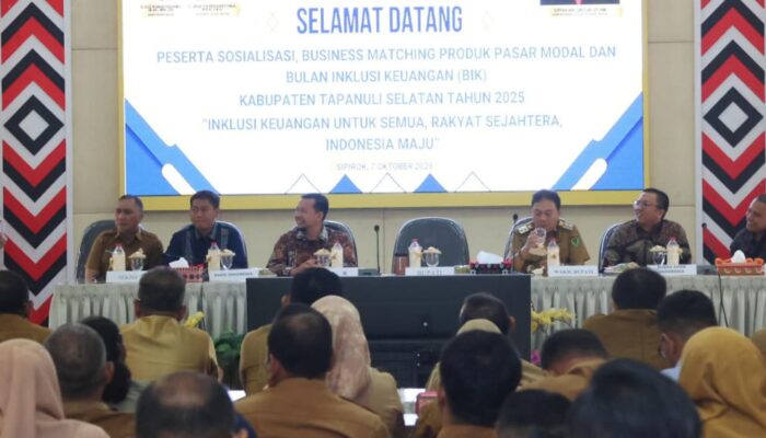 Bupati Tapsel Buka BMP Pasar Modal Dan BIK 2025