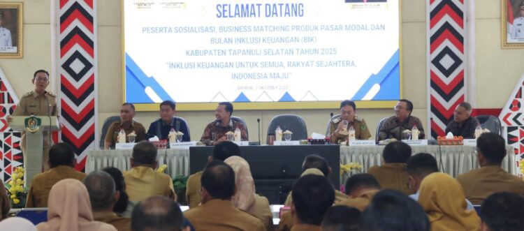 Bupati Tapsel Buka BMP Pasar Modal Dan BIK 2025