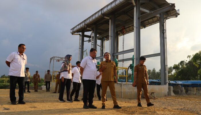 Wali Kota Lhokseumawe Dan Tim Ditjen Cipta Karya Kementerian PUPR Tinjau Proyek Pembangunan SPAM