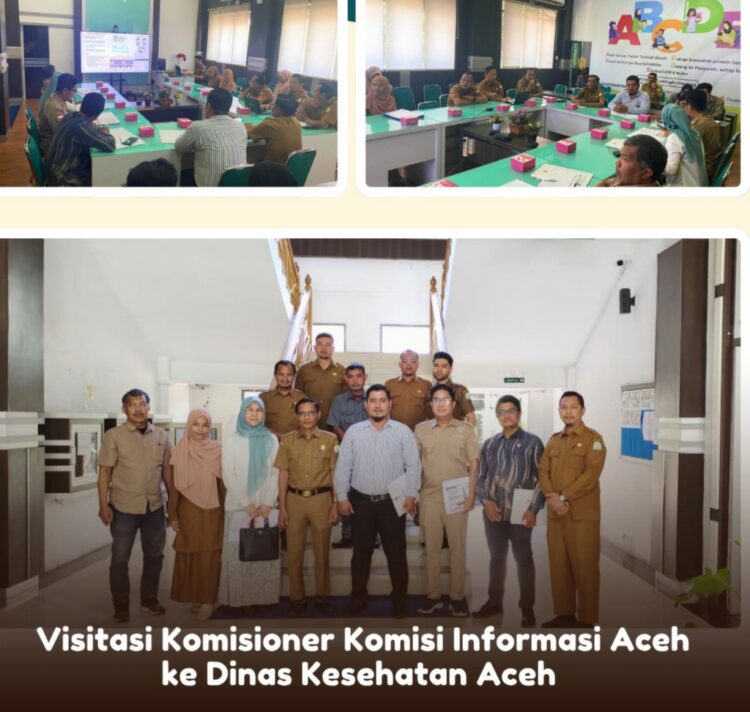 Dinkes Aceh Jalani Visitasi Komisi Informasi Aceh 2025