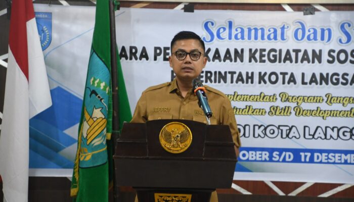 Pemko Langsa Gelar Pelatihan Skill Development Center Untuk Kurangi Pengangguran