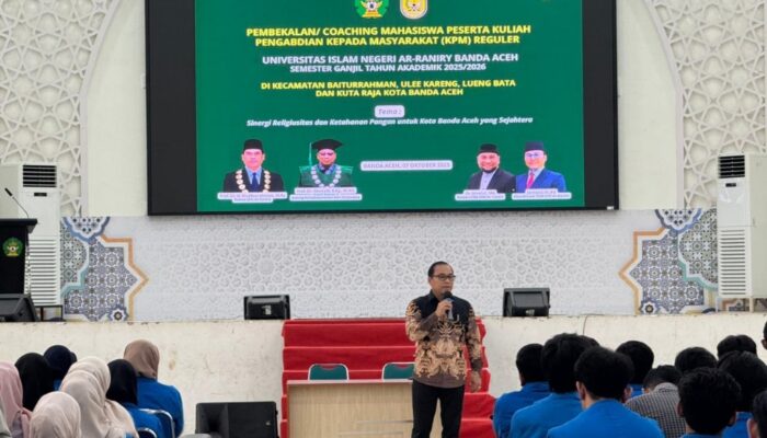 UIN Ar-Raniry Bantu Pemko Banda Aceh Perbarui Data Kemiskinan
