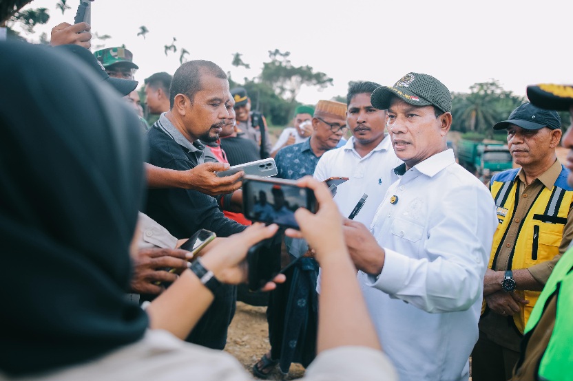 Kepala BWS Sumatera I, Ir. Asyari: Desember Bendung Krueng Pase Selesai Dikerjakan, Januari 2026 Petani Dapat Turun Ke Sawah
