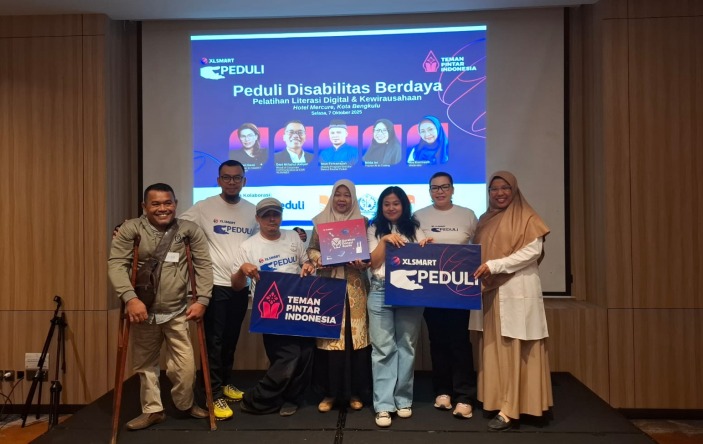 XLSMART Peduli Disabilitas Berdaya Gelar Pelatihan Literasi Digital Dan Kewirausahaan