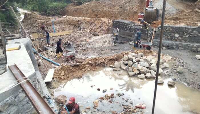 SPAM SubulussalamTahap Pekerjaan Talud Dan Bendungan
