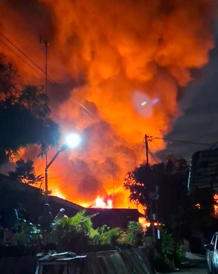 Empat Rumah Di Dusun Amaliah Langsa Terbakar