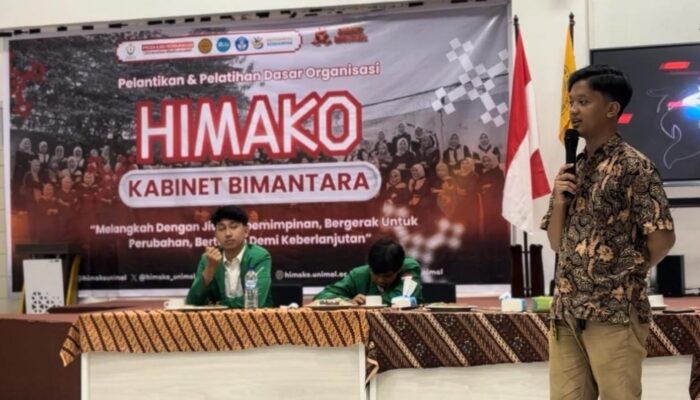 Pengurus HIMAKO Unimal Gelar Pelatihan Dasar Organisasi