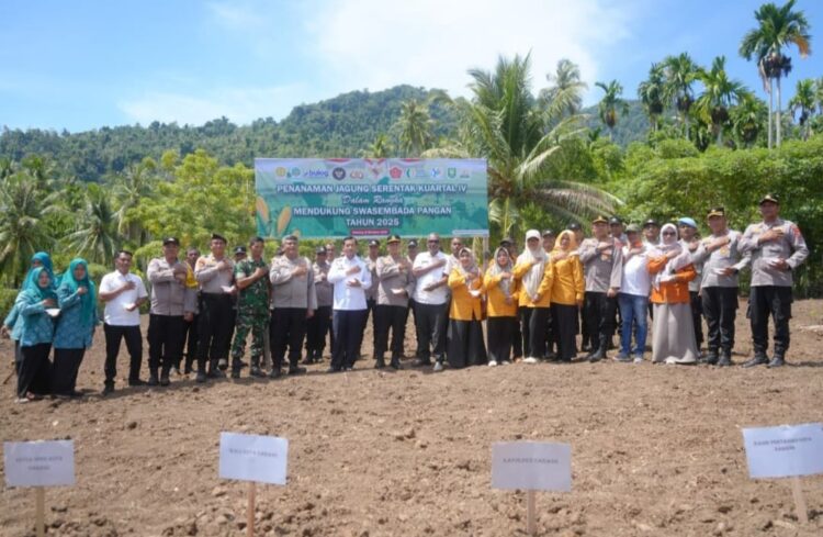 Sabang Gencarkan Swasembada Pangan Dengan Penanaman Jagung Serentak