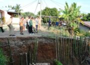 Bupati Batubara Tinjau Lokasi Longsor