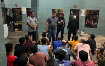 Gencarkan Deteksi Dini, Lapas Labuhan Ruku Lakukan Razia