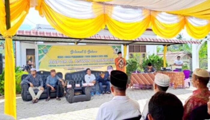 Aswin Parinduri Gelar Reses Di Bukit Malintang, Serap Aspirasi Masyarakat