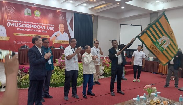 Terpilih Aklamasi, Pon Yaya Pimpin KONI Aceh Periode 2025–2029