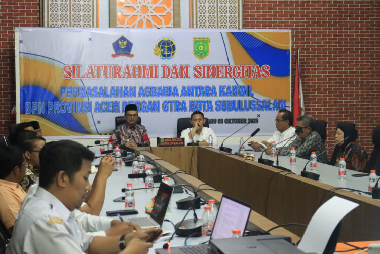 Id: Pemko Subulussalam-BPN Aceh Perkuat Sinergi Tuntaskan Konflik Agraria