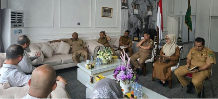 Perkuat Sinergitas, IP UBP Pangkalansusu Silahturahmi Ke Bupati Langkat