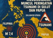 Gempa M 7,6 Guncang Melonguane, Muncul Peringatan Tsunami Di Sulut Dan Papua