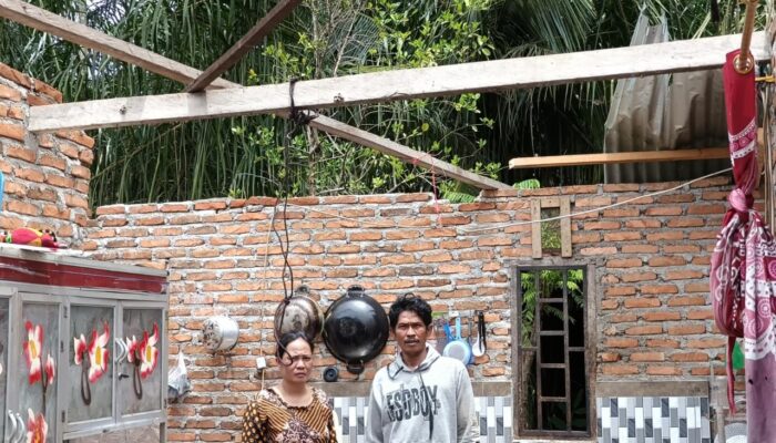 Puting Beliung Terjang Dua Desa Di Sergai, Puluhan Rumah Rusak