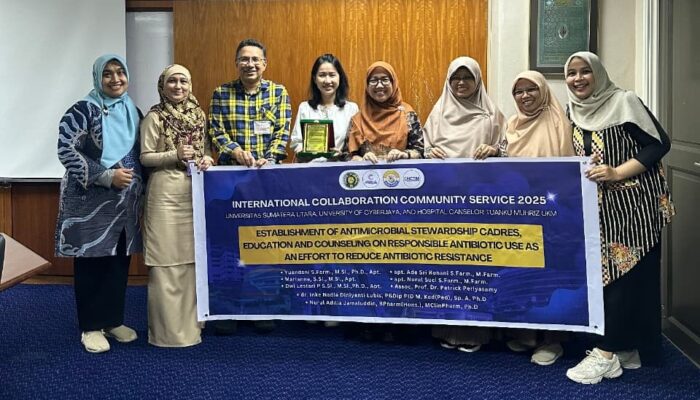 Kolaborasi Internasional, Dosen Dan Mahasiswa Farmasi USU Bentuk Kader Antimicrobial Stewardship