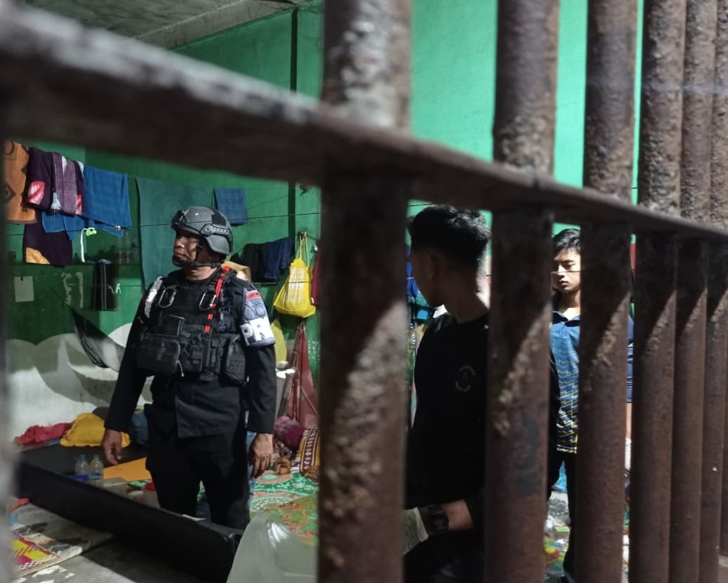 Lapas Meulaboh Gandeng Brimob Razia Blok Hunian