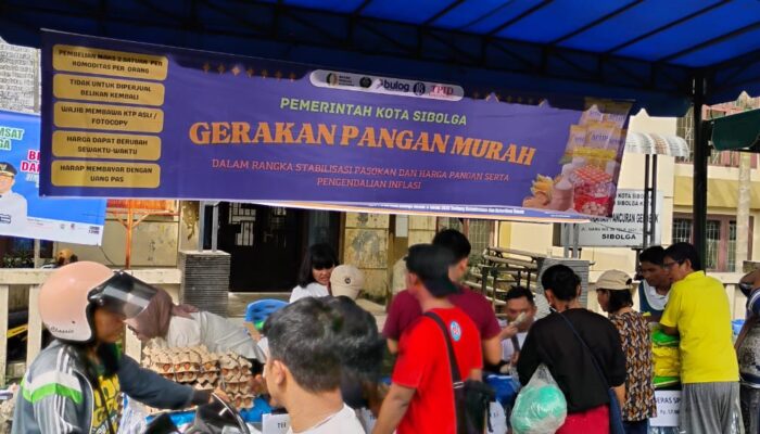 Dinas Perikanan Dan Ketahanan Pangan Sibolga-BI Gelar Pasar Murah