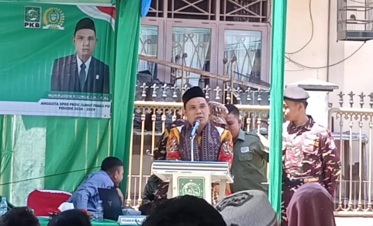 Anggota DPRD Sumut Fraksi PKB Reses I Di Desa Sinonoan Kecamatan Siabu