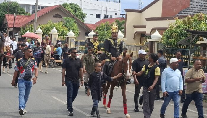 Pawai Budaya Semerakan HUT Ke-26 Bireuen