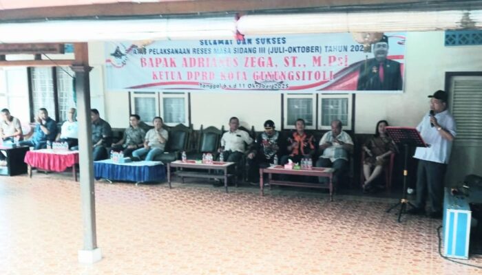 Ketua DPRD: Kondisi Fiskal Kota Gunungsitoli Belum Dapat Memenuhi Aspirasi Masyarakat