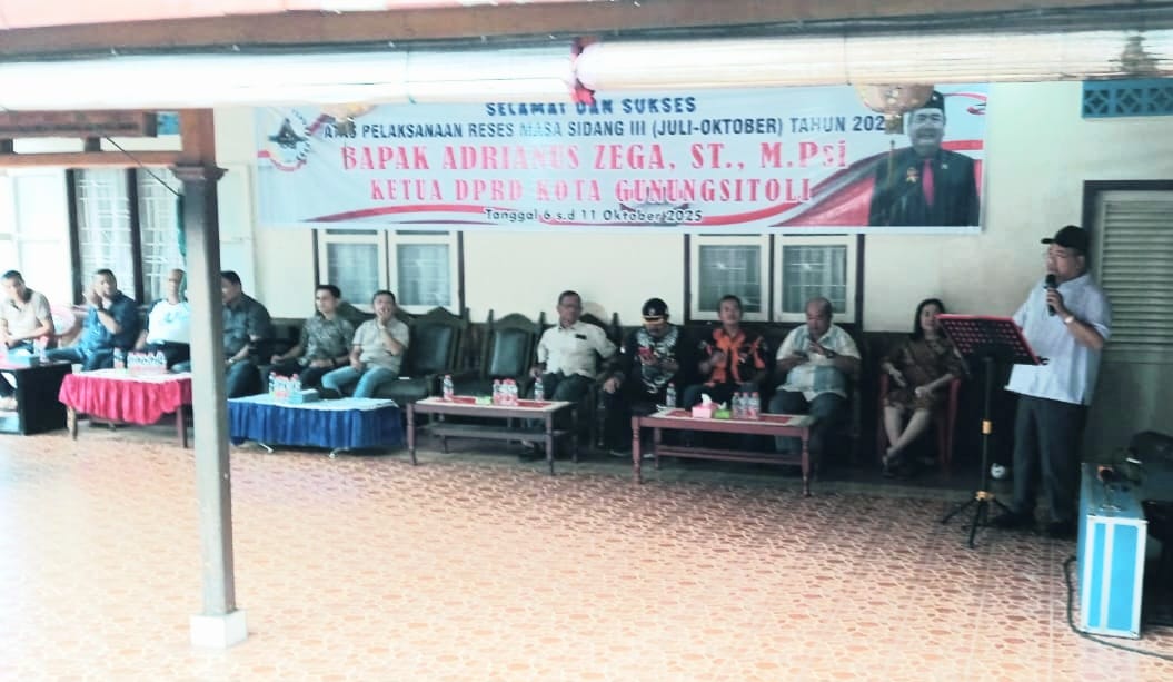 Ketua DPRD: Kondisi Fiskal Kota Gunungsitoli Belum Dapat Memenuhi Aspirasi Masyarakat