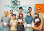 PLN UIP Sumbagut Dan YBM Salurkan Santunan Anak Yatim Di Hamparan Perak