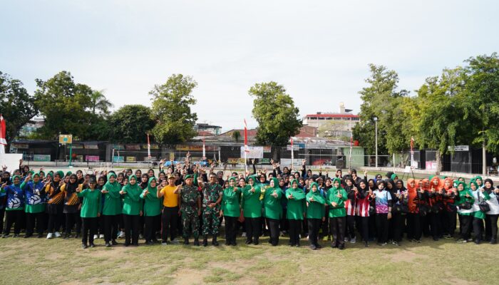 Danrem Lilawangsa Buka Turnamen Voli Putri HUT ke-80 TNI
