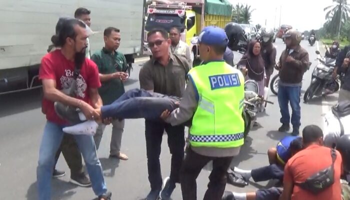 Laka Lantas Di Jalinsum, Ketua Forwakum Sergai Evakuasi Dua Pelajar