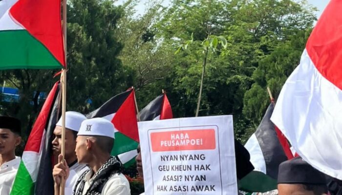 Aliansi Rakyat Aceh Bela Palestina: “Aceh Tak Akan Diam!”