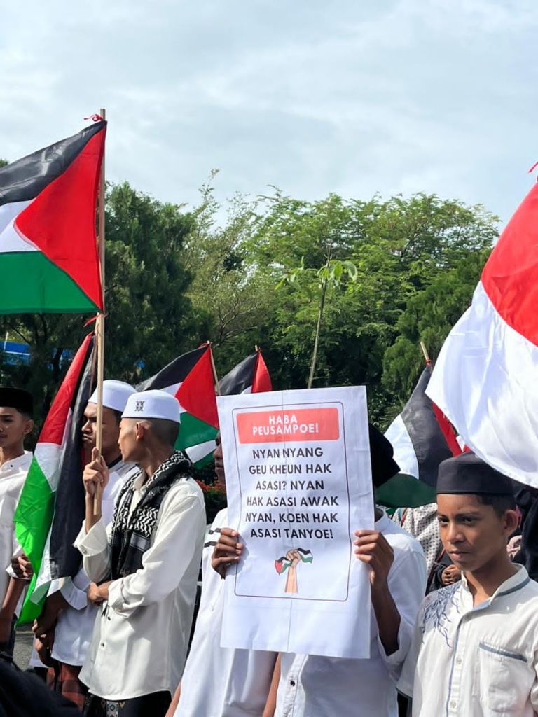 Aliansi Rakyat Aceh Bela Palestina: “Aceh Tak Akan Diam!”
