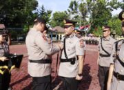 Kapolres Langkat Pimpin Sertijab Kasat Reskrim Dan  Dua Kapolsek