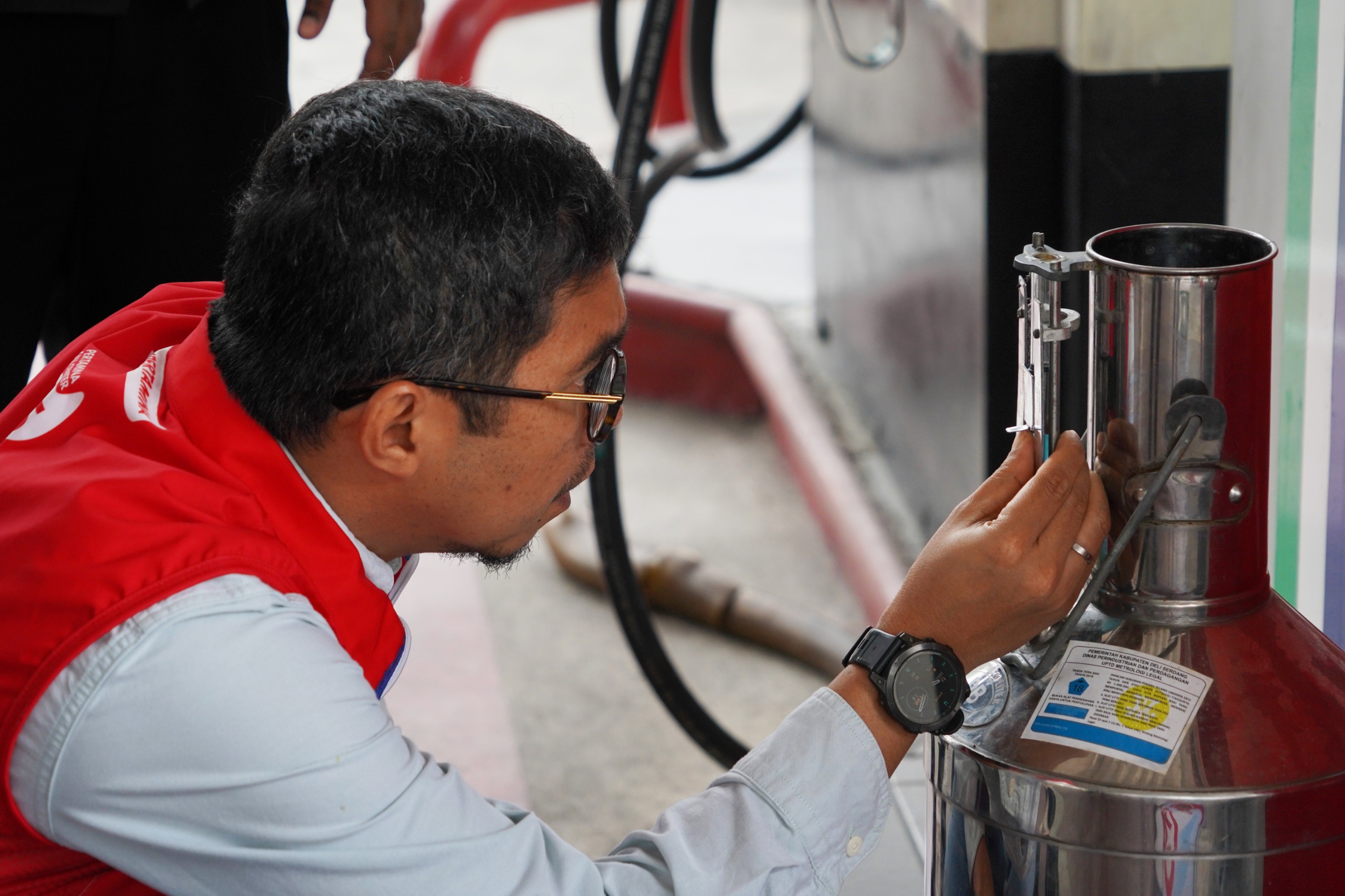 Pertamina Patra Niaga Sumbagut Lakukan Pengecekan Harian SPBU