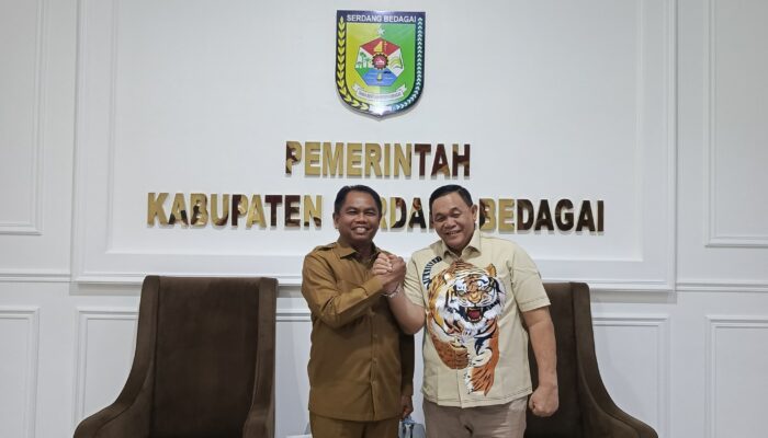 Dahnil Ginting Dampingi Yayasan Mapel Sergai Audiensi Ke Bupati Sergai