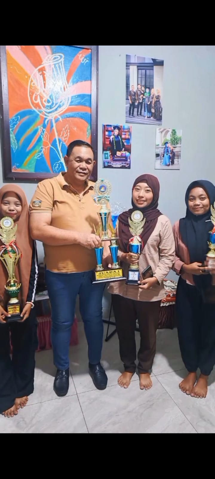 Dahnil Ginting Apresiasi Dan Support Atlet Berpretasi Di Laut Dendang