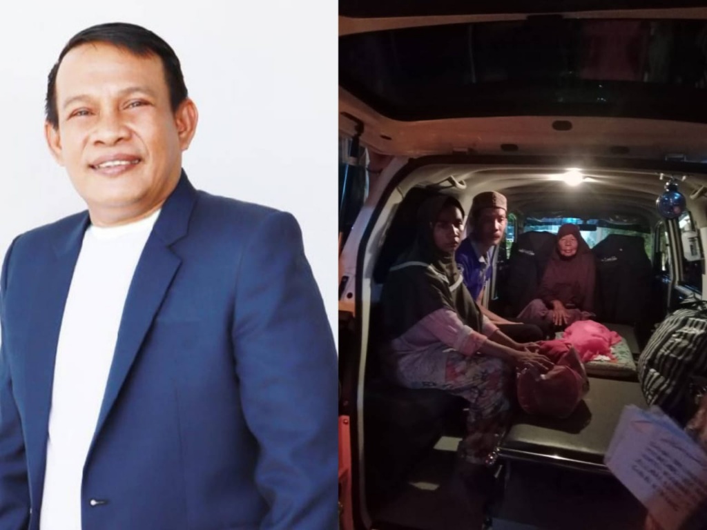 Anggota DPRA Nurchalis Fasilitas Kepulangan Jenazah Bayi Asal Nagan Raya