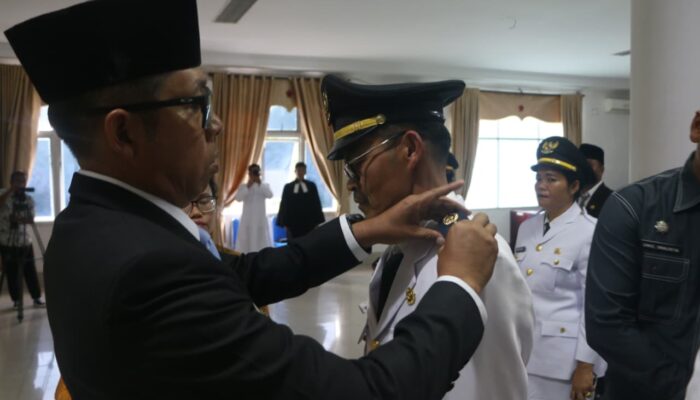 Bupati Lantik Pejabat Administrator Dan Pengawas Pemkab Taput