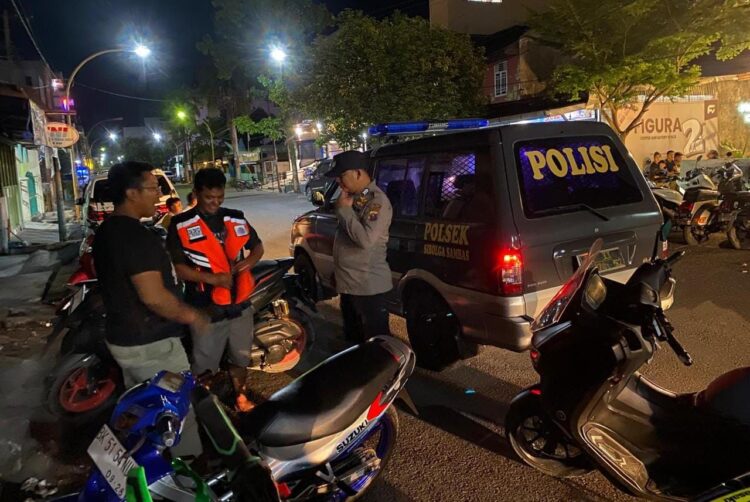 Patroli Malam Polsek Sibolga Sambas Sasar Geng Motor Dan Kejahatan Jalanan