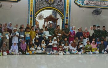 Batalyon Arhanud 11/WBY Gelar Syukuran HUT Ke-59 Santuni Anak Yatim