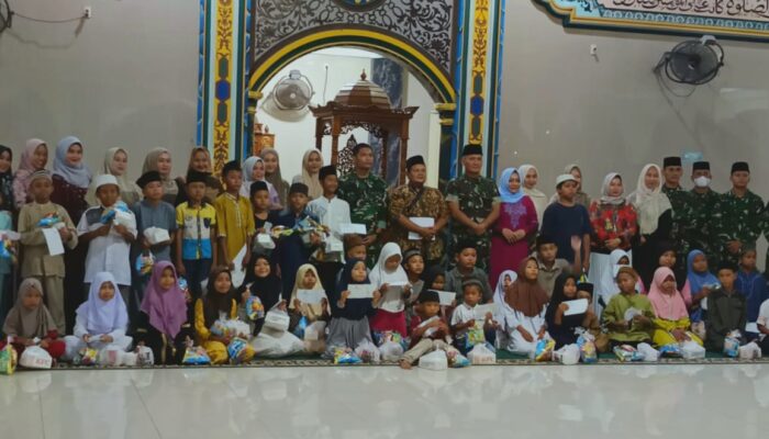 Batalyon Arhanud 11/WBY Gelar Syukuran HUT Ke-59 Santuni Anak Yatim