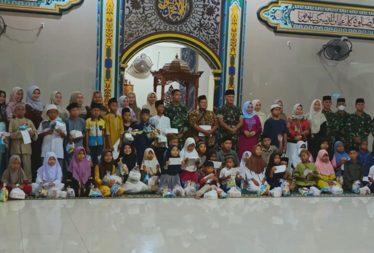 Batalyon Arhanud 11/WBY Gelar Syukuran HUT Ke-59 Santuni Anak Yatim