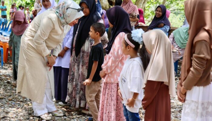 Ke Pedalaman Aceh Utara, Kak Na Hibur Yatim dan Jemput Aspirasi
