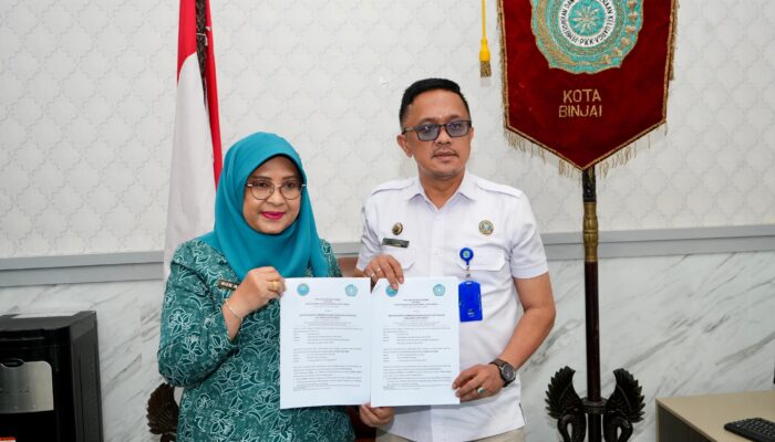 PKK Kota Binjai Teken MoU Bersama BNN Kota Binjai