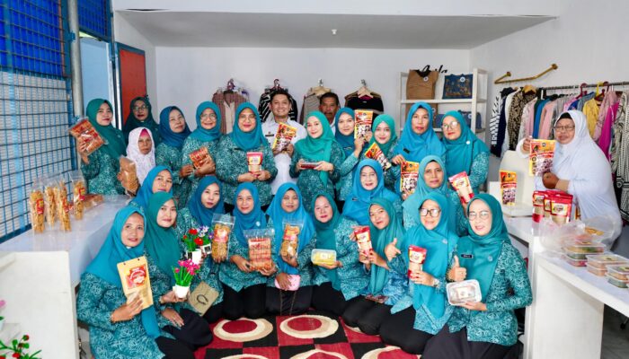 Ketua TP PKK Kota Binjai Kunjungi Poklak UP2K PKK Kelurahan Payaroba