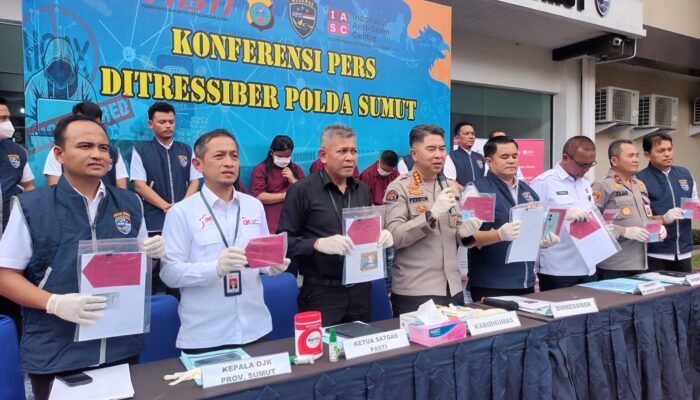 Satgas PASTI Melalui IASC Bersama Poldasu Tangkap Pelaku Penipuan Keuangan