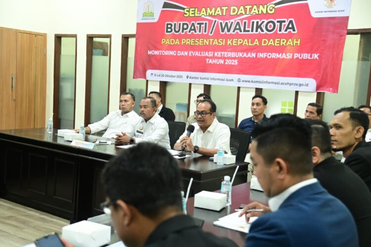 Aceh Besar Presentasikan Keterbukaan Informasi Publik Di Komisi Informasi Aceh